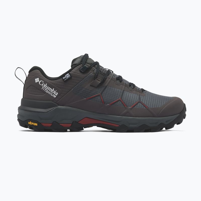 Herren-Wanderschuhe Columbia Peakfreak Titanum Outdry dark grey/red oxide