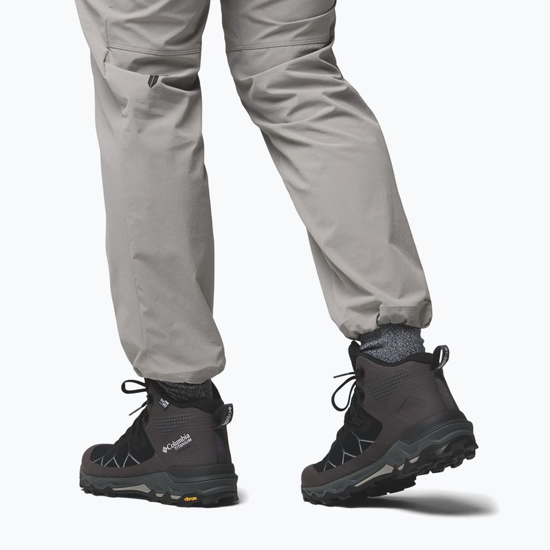 Herren-Trekkingstiefel Columbia Peakfreak Titanum Outdry Mid black/ti titanium 6