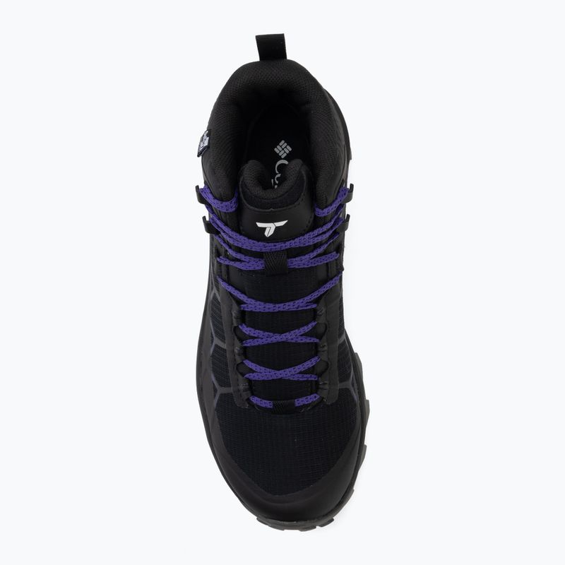Damen-Trekkingschuhe Columbia Peakfreak Titanum Outdry Mid black/purple quartz 5