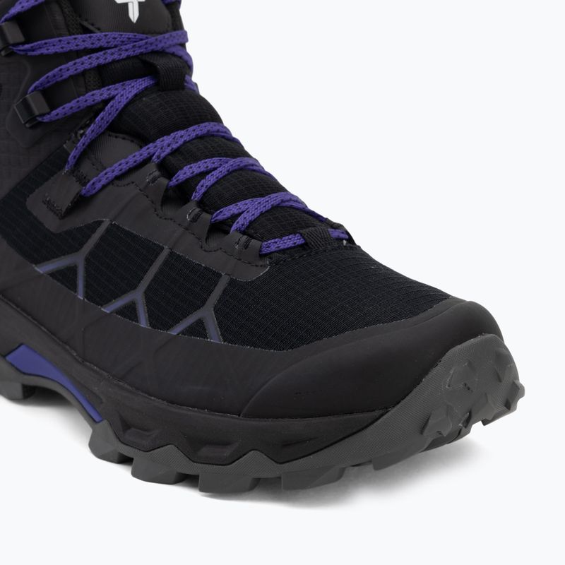 Damen-Trekkingschuhe Columbia Peakfreak Titanum Outdry Mid black/purple quartz 7