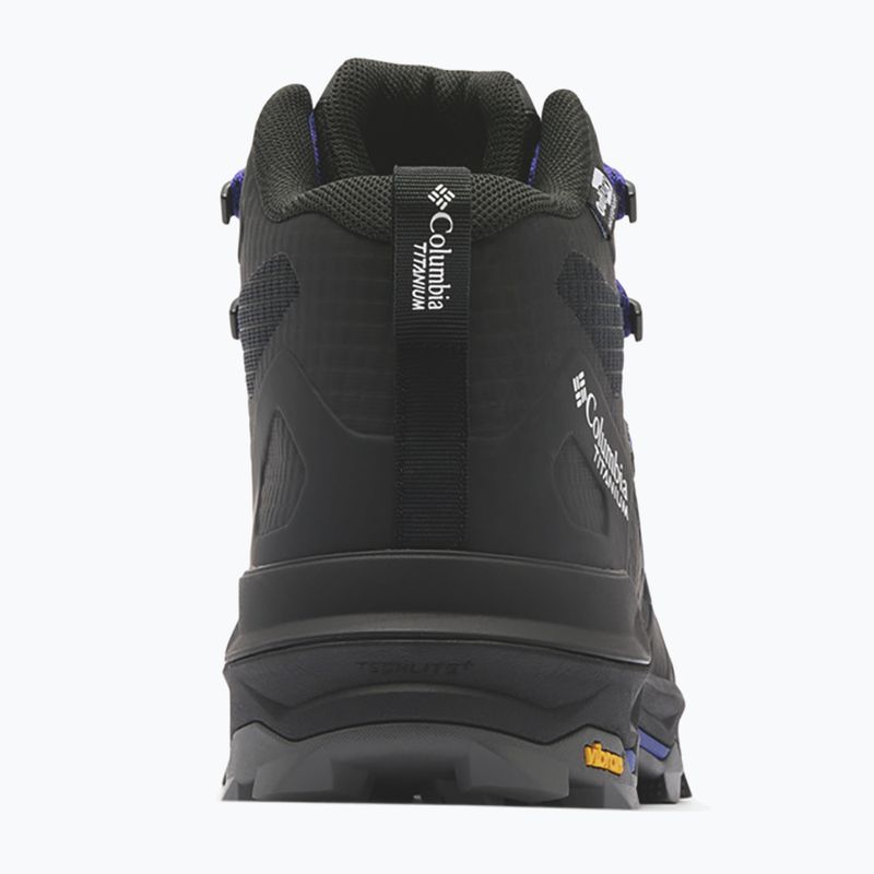 Damen-Trekkingschuhe Columbia Peakfreak Titanum Outdry Mid black/purple quartz 3