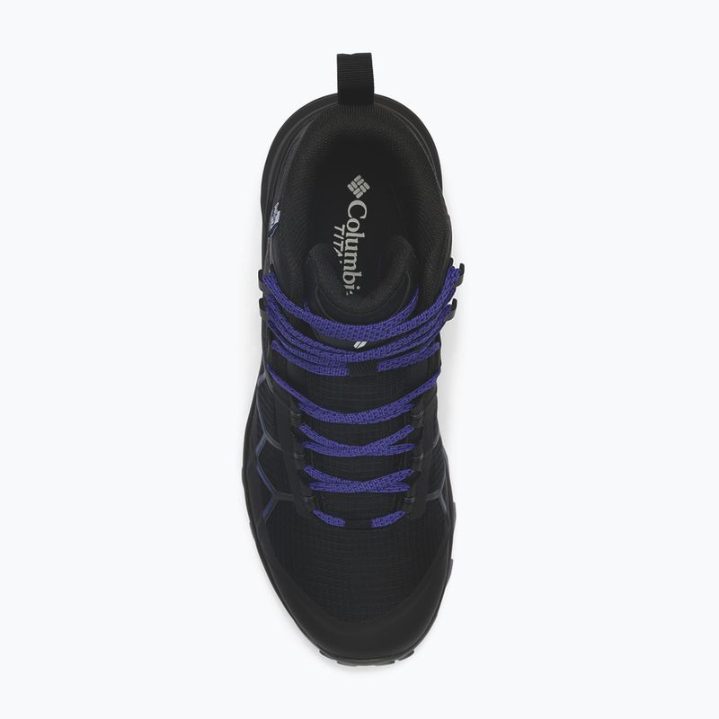 Damen-Trekkingschuhe Columbia Peakfreak Titanum Outdry Mid black/purple quartz 4