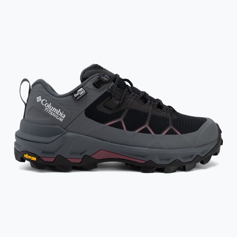 Damen-Trekkingschuhe Columbia Peakfreak Titanum Outdry black/antique auve 2