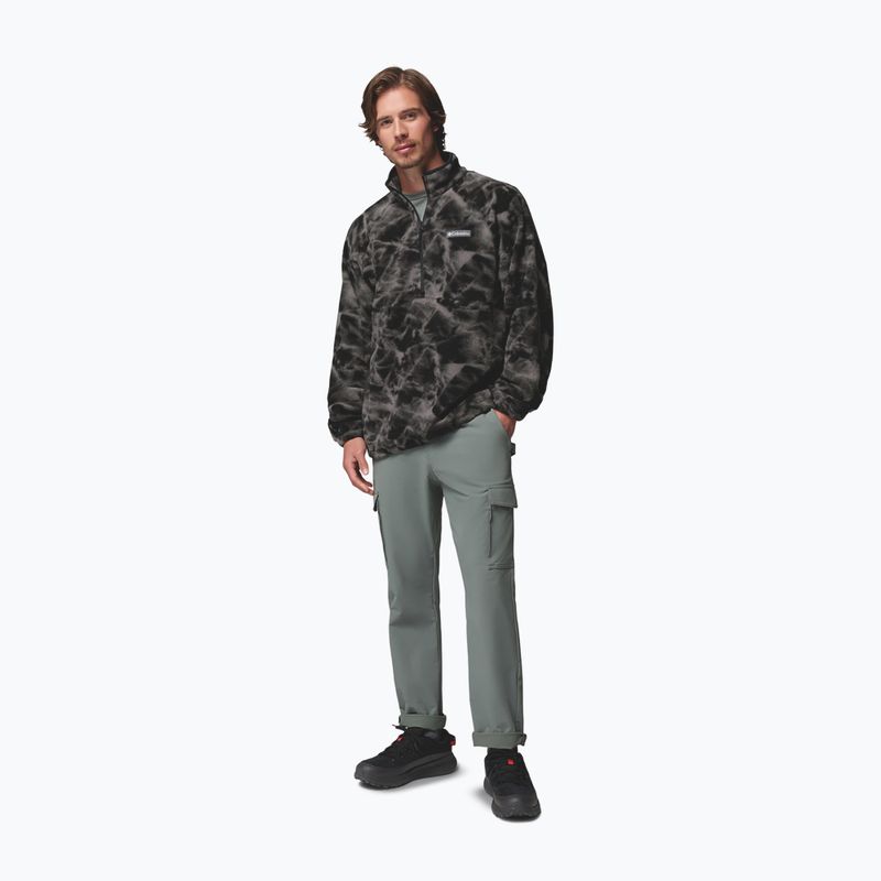 Fleecejacke für Herren Columbia Timber Crest MTR Fleece Printed HZ black/icypeaks 2