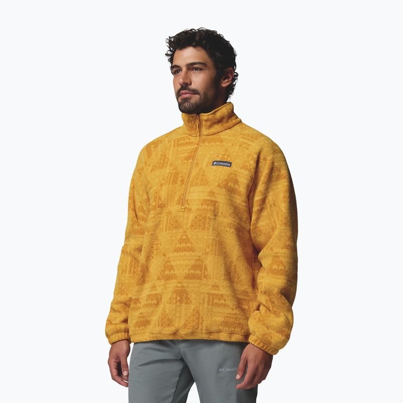 Fleecejacke für Herren Columbia Timber Crest MTR Fleece Printed HZ squash/geomix tonal 4