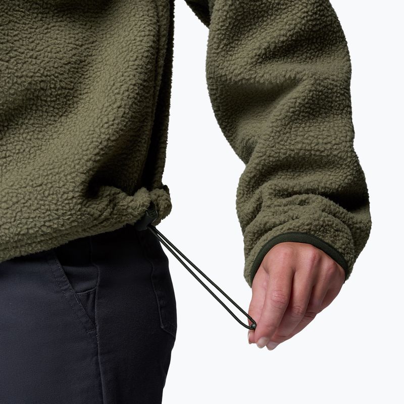 Fleecejacke für Damen Columbia Helvetia II Cropped Half Snap Fleece stone green/safari 6