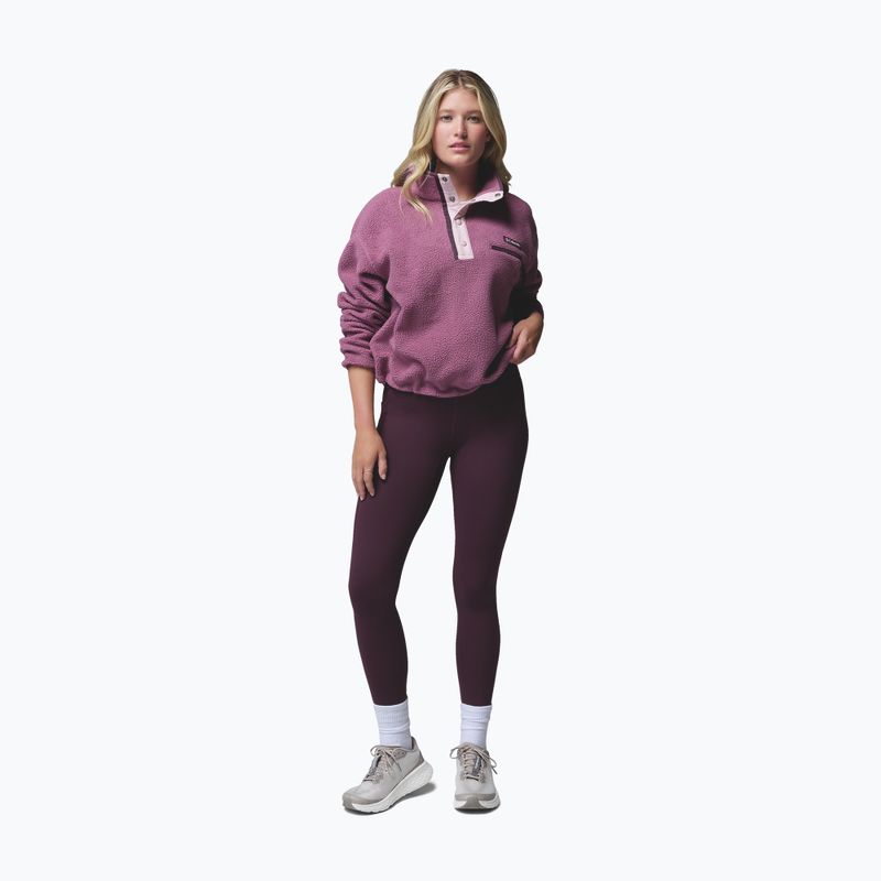 Fleecejacke für Damen Columbia Helvetia II Cropped Half Snap Fleece antique mauve/mineral pink 2