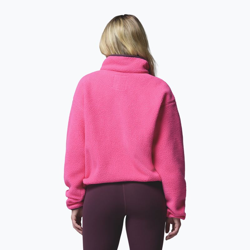 Fleecejacke für Damen Columbia Helvetia II Cropped Half Snap Fleece nico/dark stone 3