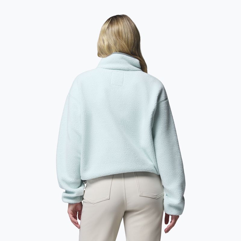 Fleecejacke für Damen Columbia Helvetia II Cropped Half Snap Fleece tea light/dark stone 3