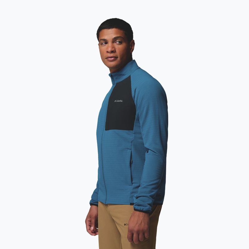 Fleecejacke für Herren Columbia Superior Summit Grid Full Zip phoenix blue 5