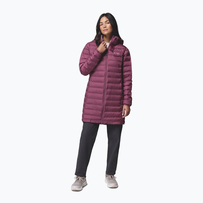 Damen-Daunenjacke Columbia Lake 22 II Down Long Hooded antique mauve 2