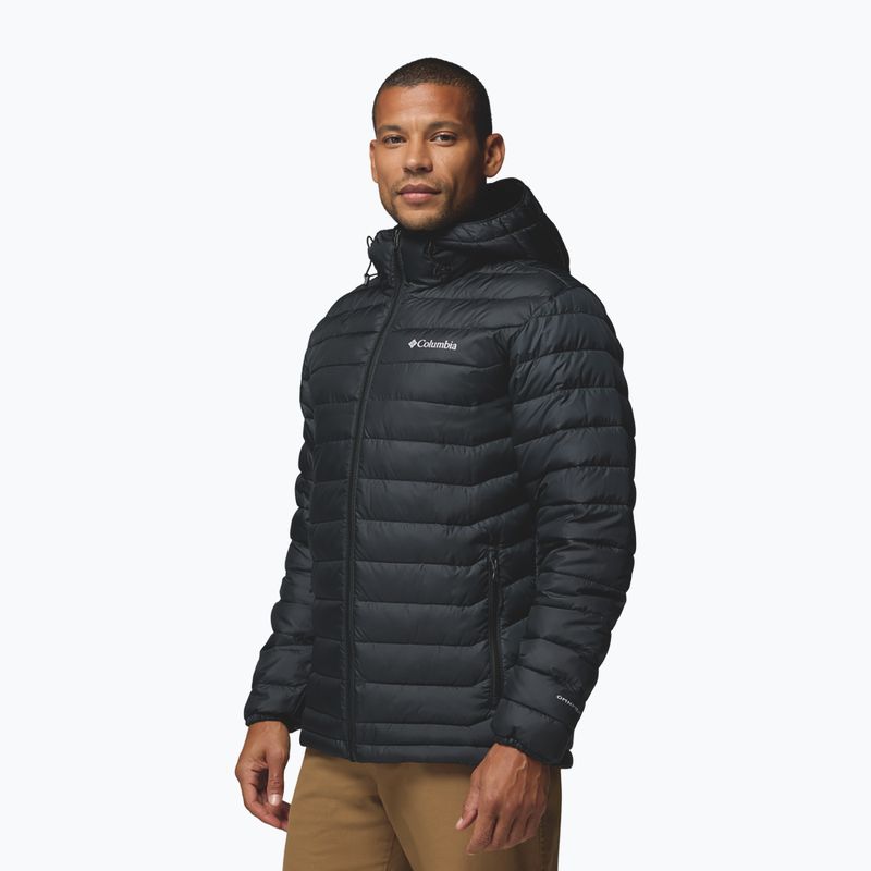 Herrenjacke Columbia Powder Lite II Hooded black ripstop 5