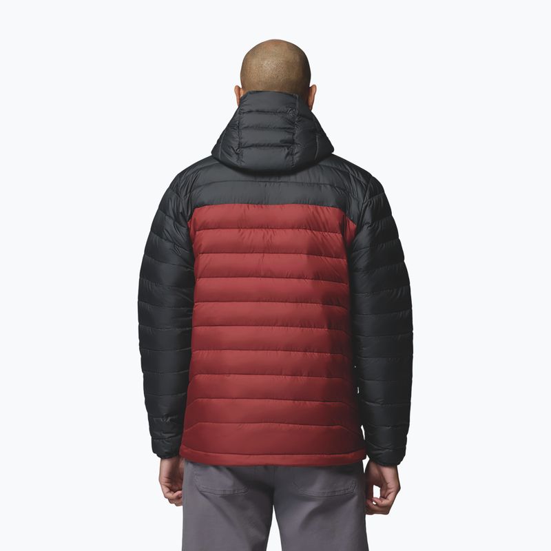 Herrenjacke Columbia Powder Lite II Hooded red oxide/shark 3