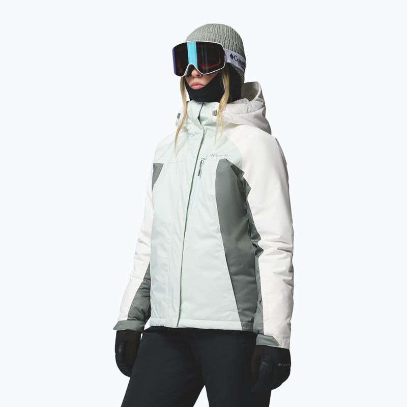 Damen-Skijacke Columbia Snowy Summit Ins tea light/sedona sage/sea salt x dye 5