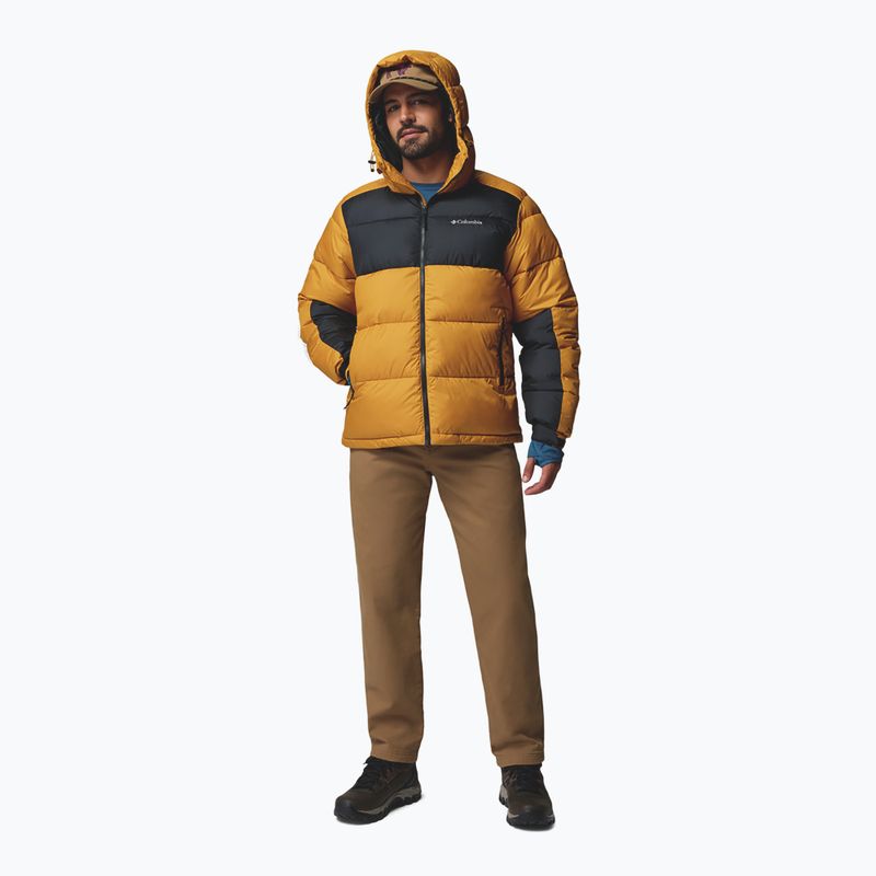 Gefütterte Herrenjacke Columbia Pike Lake II Hooded squash/black 2