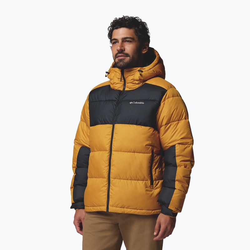 Gefütterte Herrenjacke Columbia Pike Lake II Hooded squash/black 5