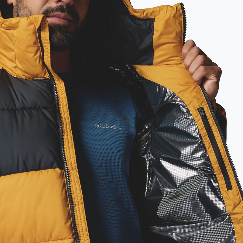 Gefütterte Herrenjacke Columbia Pike Lake II Hooded squash/black 8