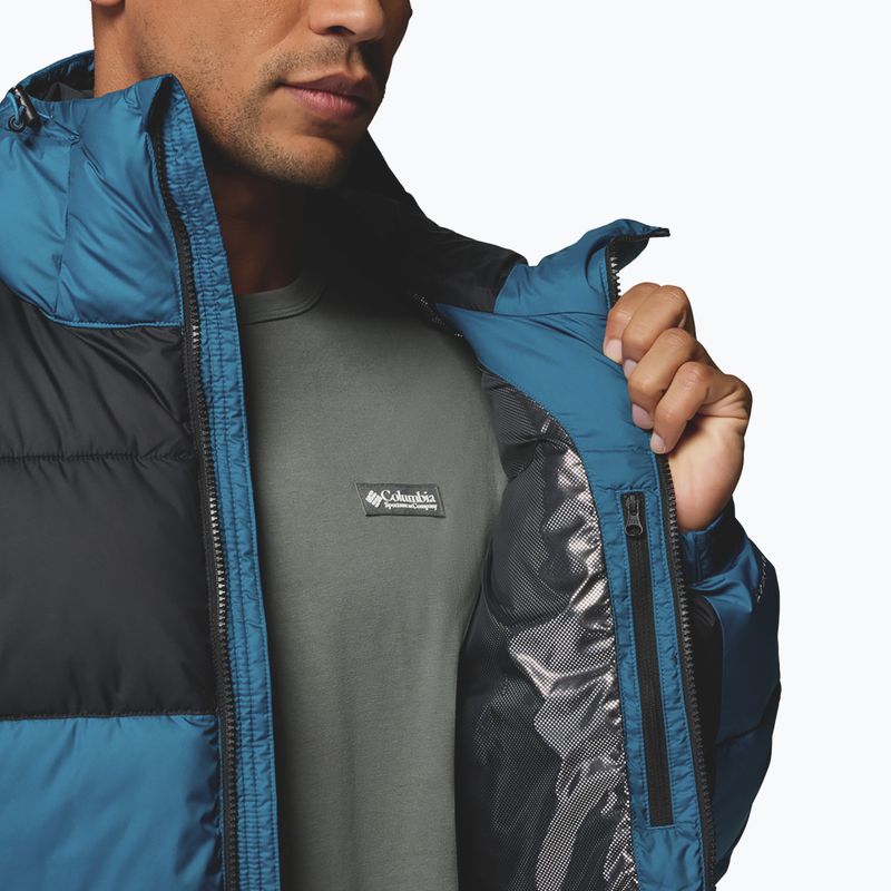Gefütterte Herrenjacke Columbia Pike Lake II Hooded phoenix blue/black 9