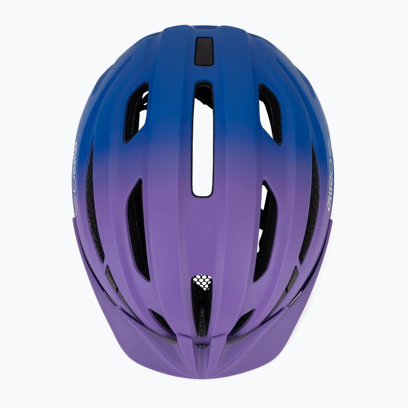 Kinder-Fahrradhelm Giro Register II matte purple haze/blue jewel fade 6