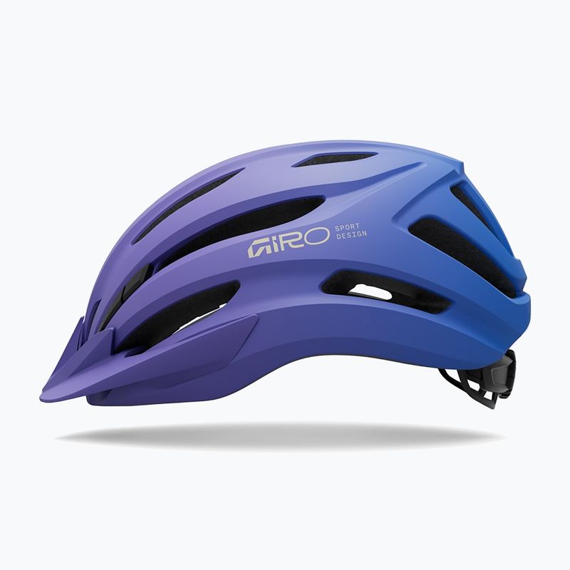 Kinder-Fahrradhelm Giro Register II matte purple haze/blue jewel fade 2