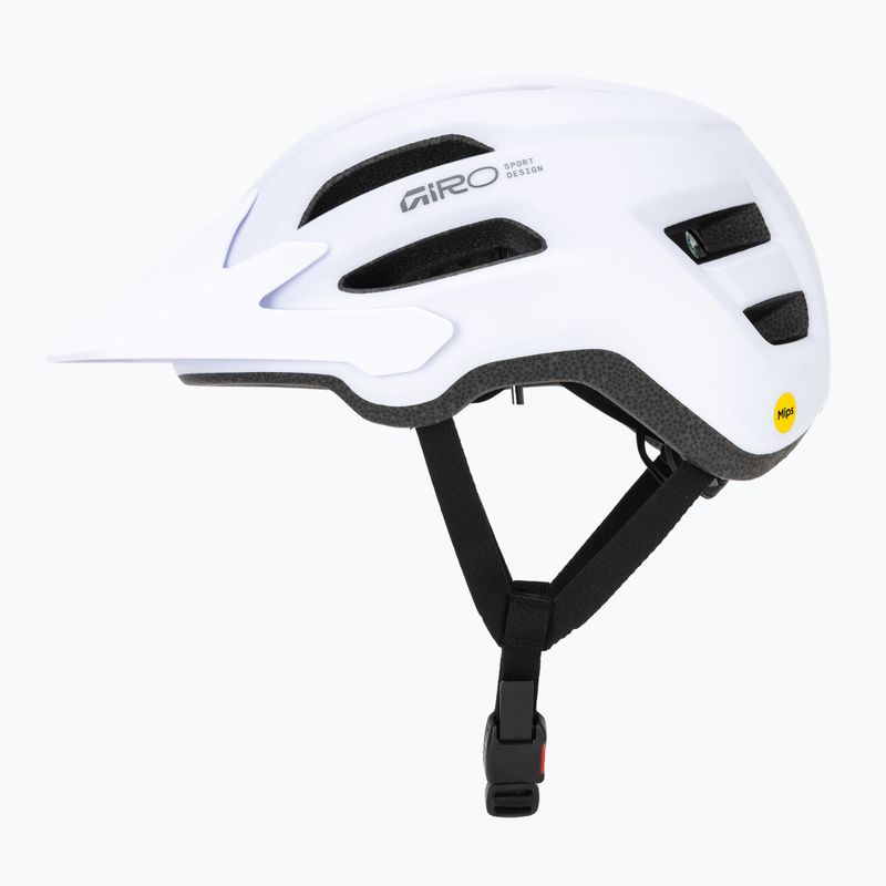 Fahrradhelm Giro Fixture II MIPS matte white/grey 3