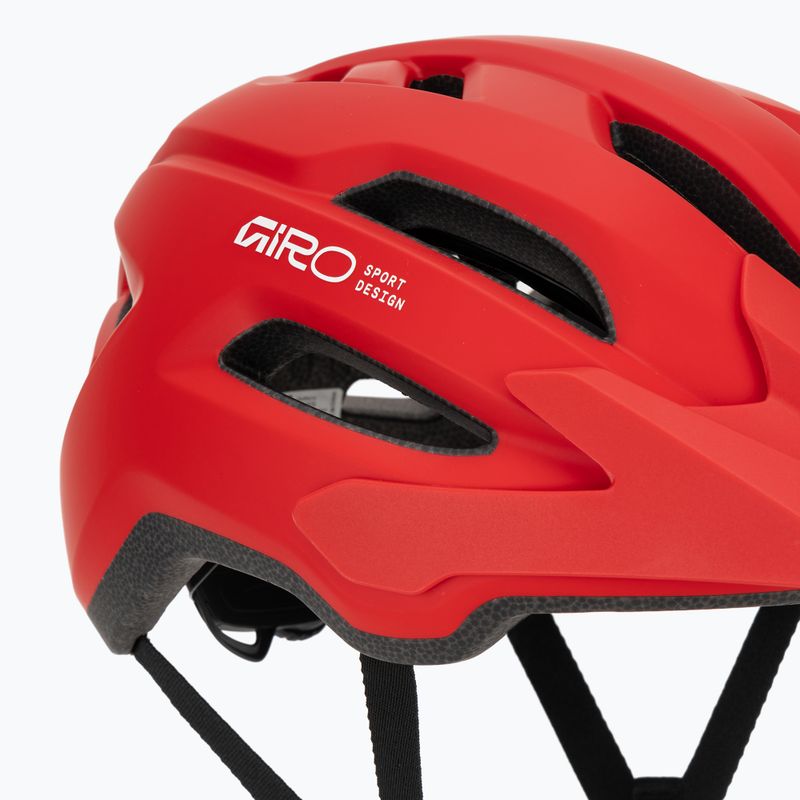 Fahrradhelm Giro Fixture II MIPS matte flame red 8