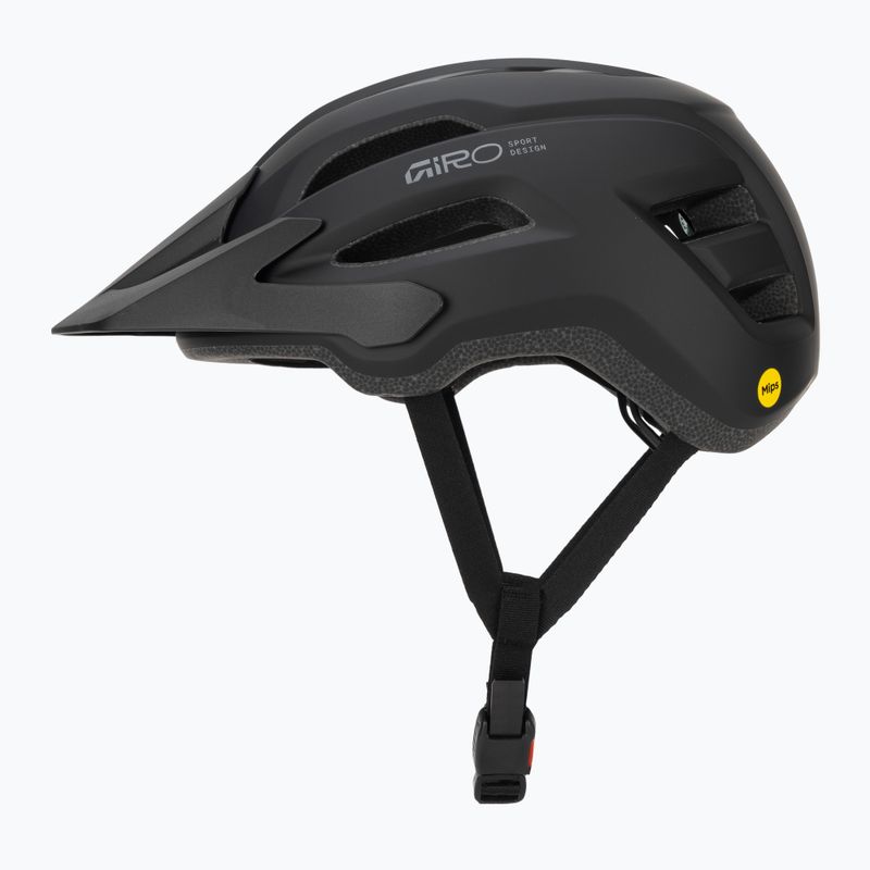 Fahrradhelm Giro Fixture II MIPS matte black/grey 3