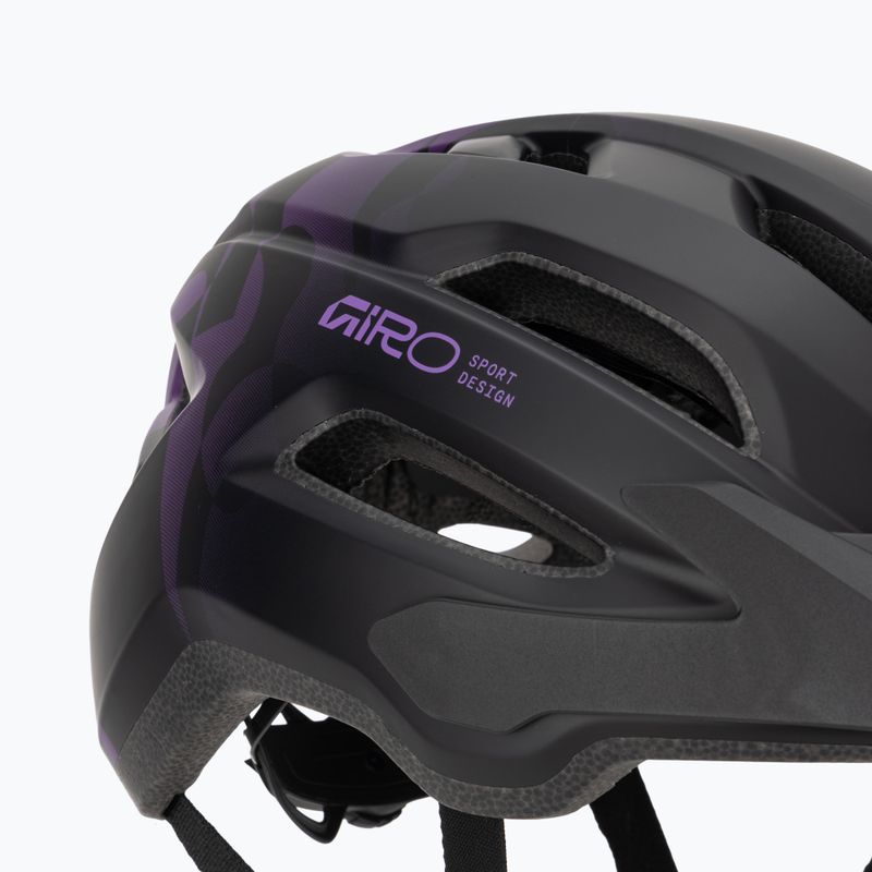 Fahrradhelm Giro Fixture II MIPS matte black/purple rush 8