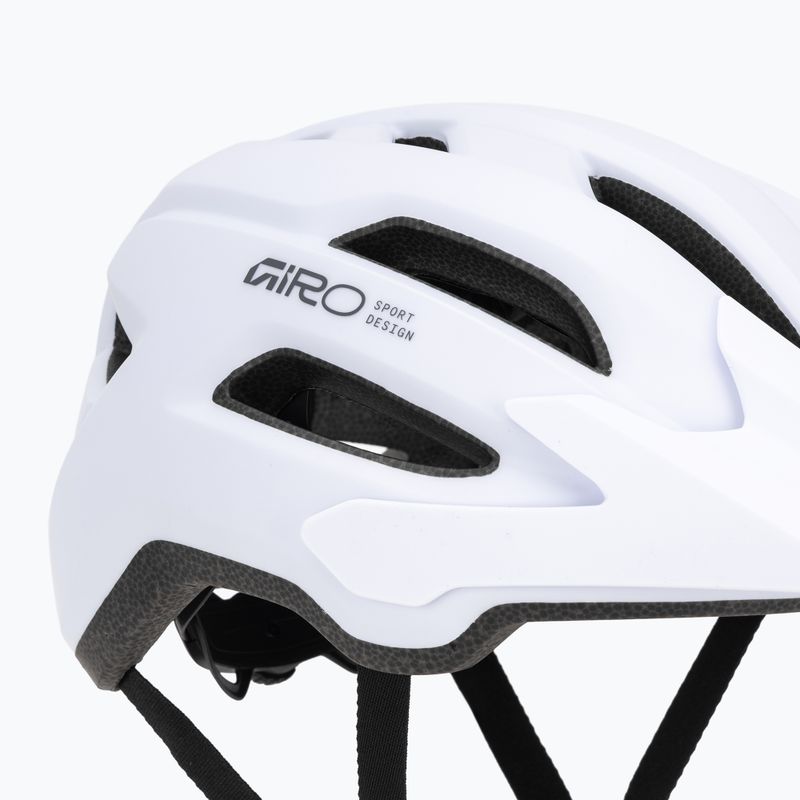 Fahrradhelm Giro Fixture II matte white/grey 8