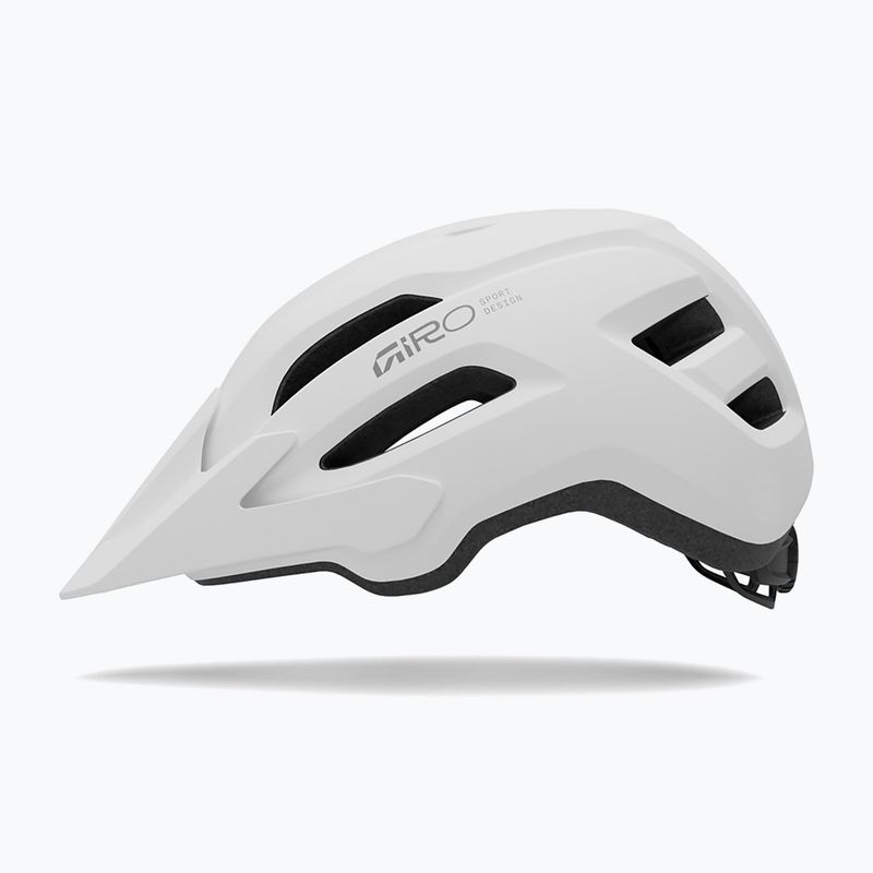 Fahrradhelm Giro Fixture II matte white/grey 2