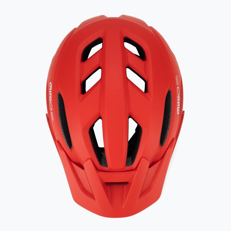 Fahrradhelm Giro Fixture II matte flame red 6