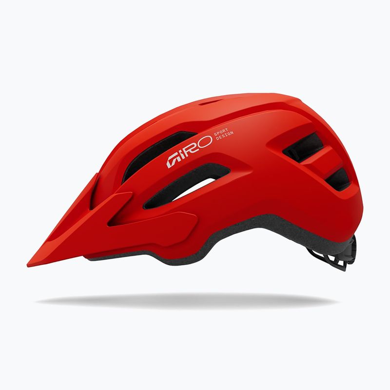 Fahrradhelm Giro Fixture II matte flame red 2