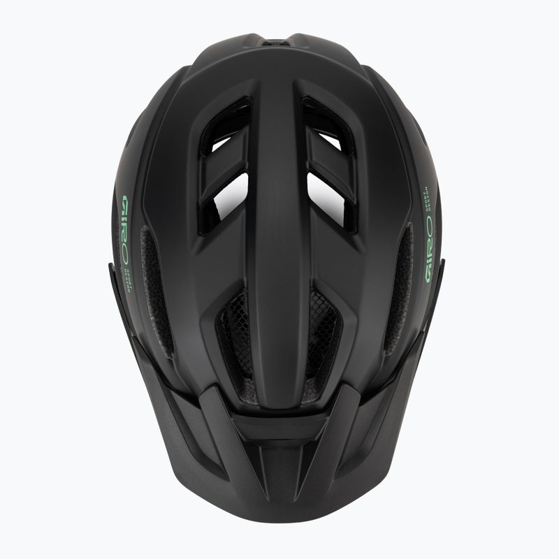 Kinder-Fahrradhelm Giro Fixture II MIPS matte black/vivid green 6