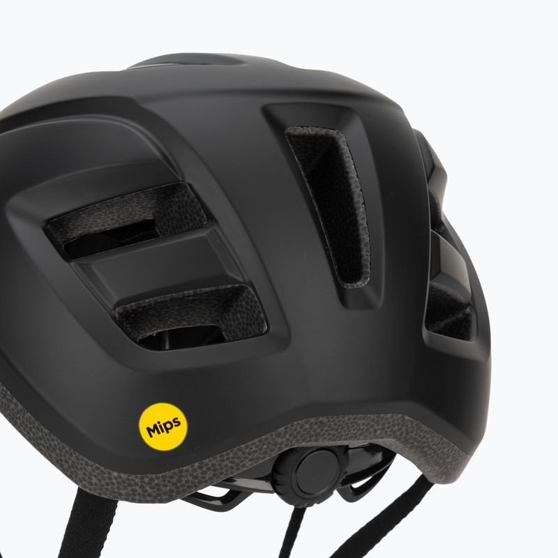 Kinder-Fahrradhelm Giro Fixture II MIPS matte black/vivid green 7