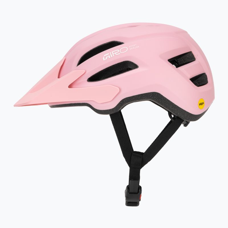 Kinder-Fahrradhelm Giro Fixture II MIPS matte light pink 3