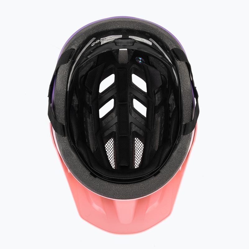 Kinder-Fahrradhelm Giro Fixture II MIPS matte light pink/purple fade 5