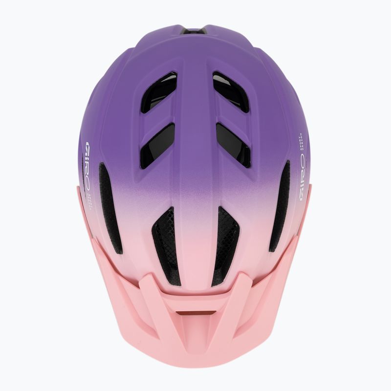 Kinder-Fahrradhelm Giro Fixture II MIPS matte light pink/purple fade 6