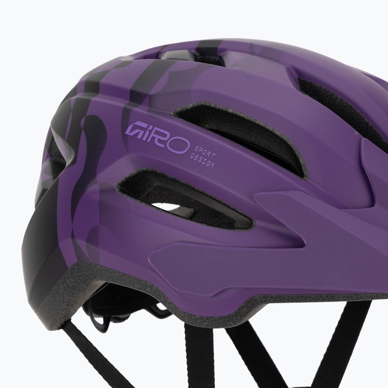 Kinder-Fahrradhelm Giro Fixture II MIPS matte purple rush 7