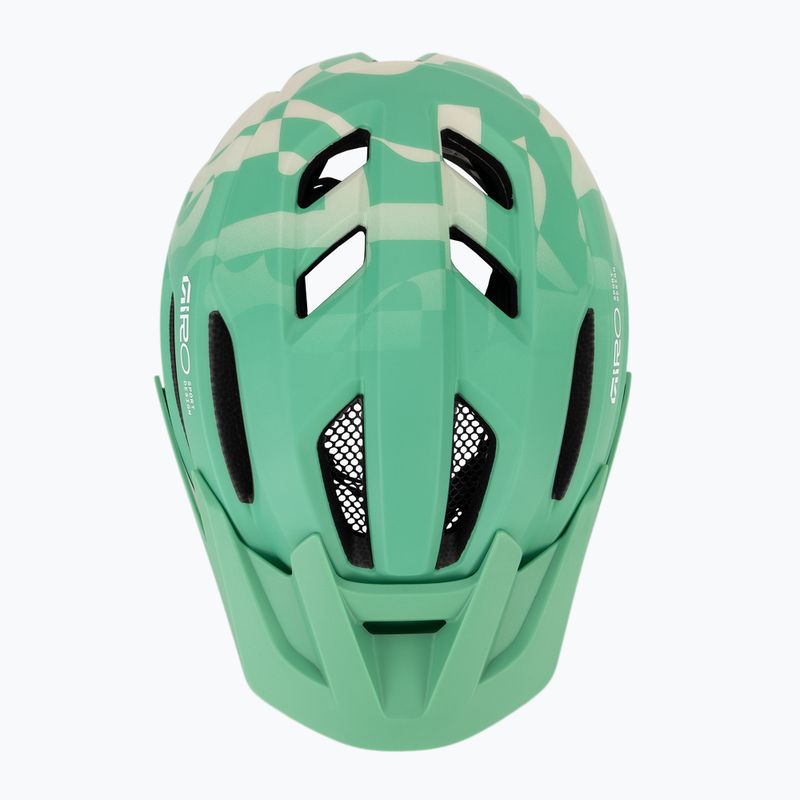 Kinder-Fahrradhelm Giro Fixture II MIPS matte green rush 6