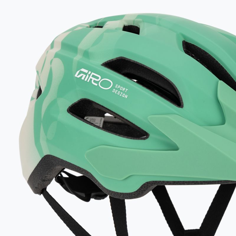 Kinder-Fahrradhelm Giro Fixture II MIPS matte green rush 7