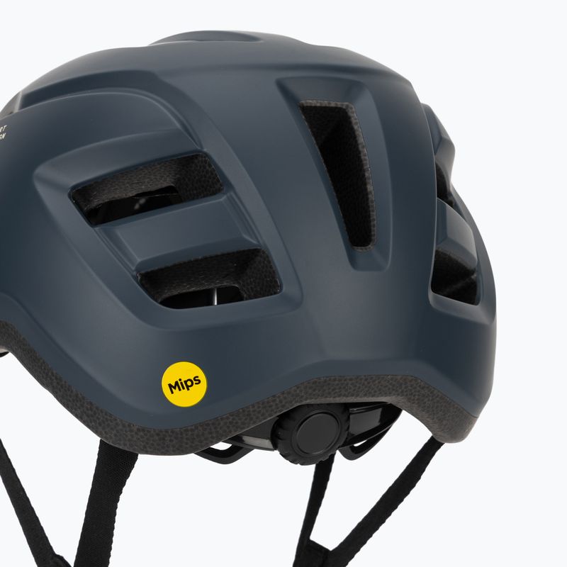 Kinder-Fahrradhelm Giro Fixture II MIPS matte dark sage/sapphire fade 7
