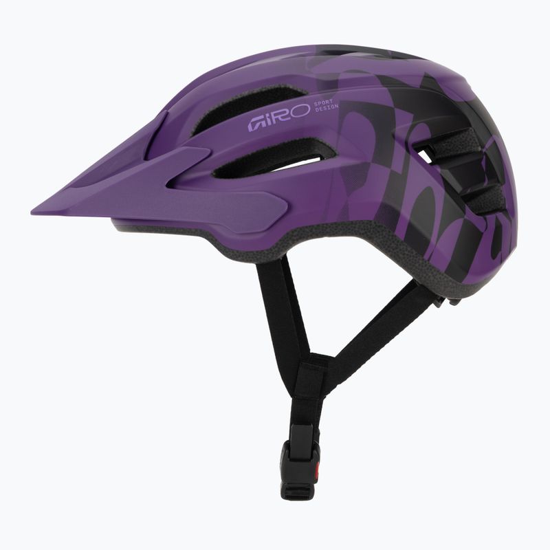 Kinder-Fahrradhelm Giro Fixture II matte purple rush 3