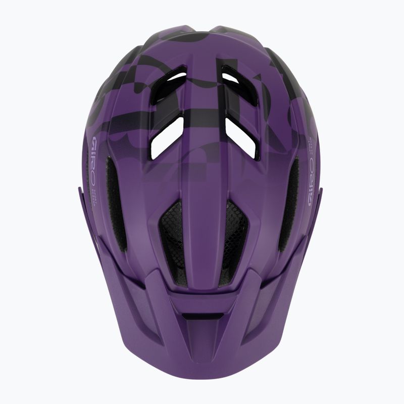 Kinder-Fahrradhelm Giro Fixture II matte purple rush 6