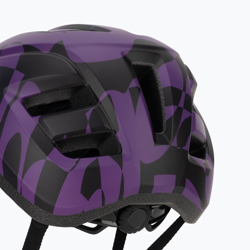 Kinder-Fahrradhelm Giro Fixture II matte purple rush 8