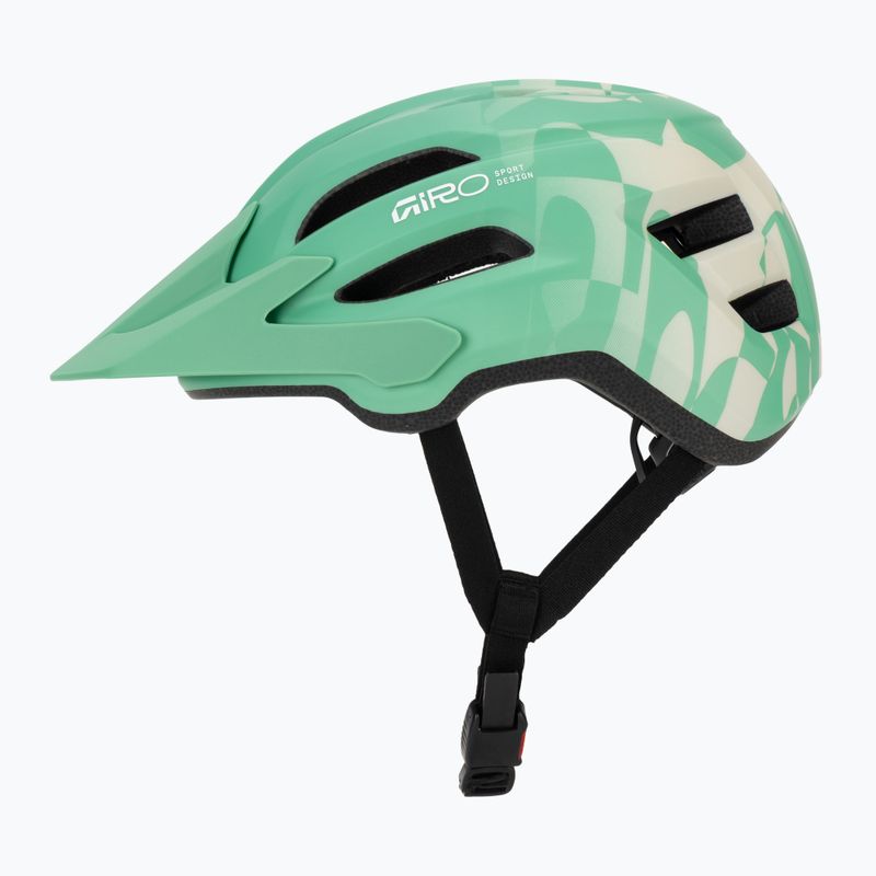 Kinder-Fahrradhelm Giro Fixture II matte green rush 3
