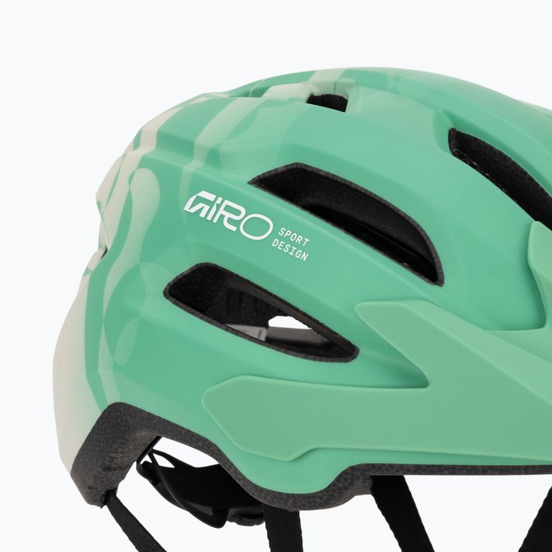 Kinder-Fahrradhelm Giro Fixture II matte green rush 7