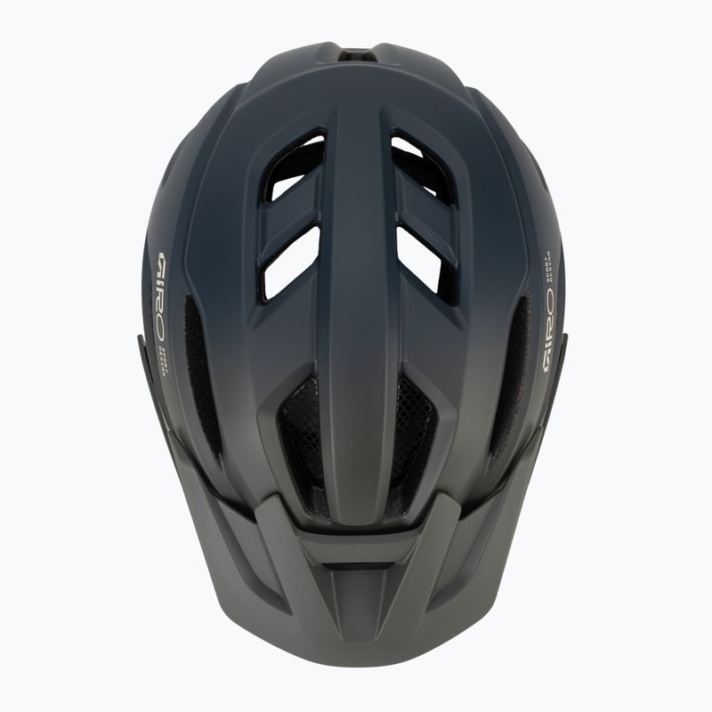 Kinder-Fahrradhelm Giro Fixture II matte dark sage/sapphire fade 6