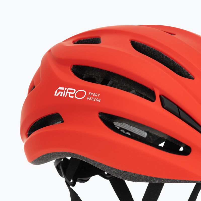 Fahrradhelm Giro Isode MIPS II matte flame red 8