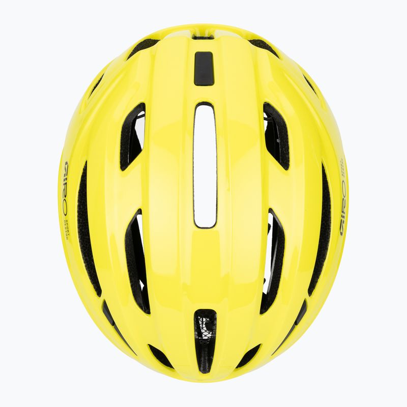 Fahrradhelm Giro Isode II gloss hi viz yellow 6