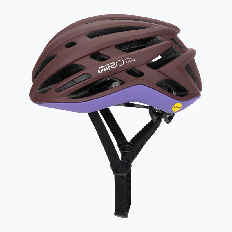 Fahrradhelm Giro Agilis MIPS matte dark maroon 3